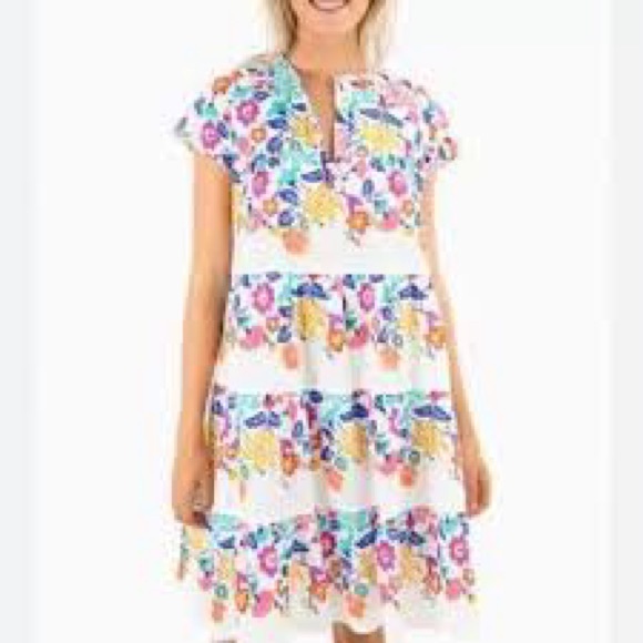 Roller Rabbit Pamela Floral Dress XS - Picture 1 of 2